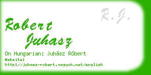 robert juhasz business card